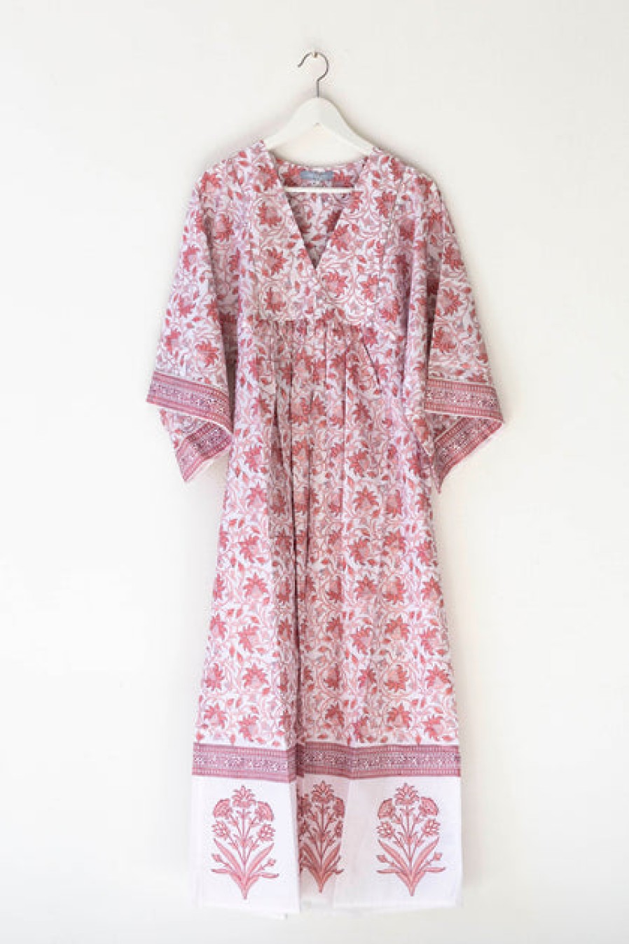 Loungewear & Sleepwear | Fashion Nest Factory Nest Factory Lounging Maxi Dress Pink Flower