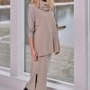 Tops, T-Shirts & Sweaters | Fashion Henriette Steffensen Henriette Steffensen Fleece/Jersey Blouse Mix Sand