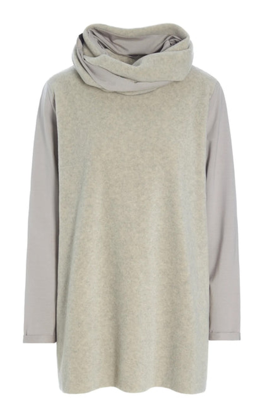 Tops, T-Shirts & Sweaters | Fashion Henriette Steffensen Henriette Steffensen Fleece/Jersey Blouse Mix Sand