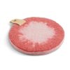 Trivets | Home Decor Aveva Aveva Wool Felt Ombre Trivet Raspberry