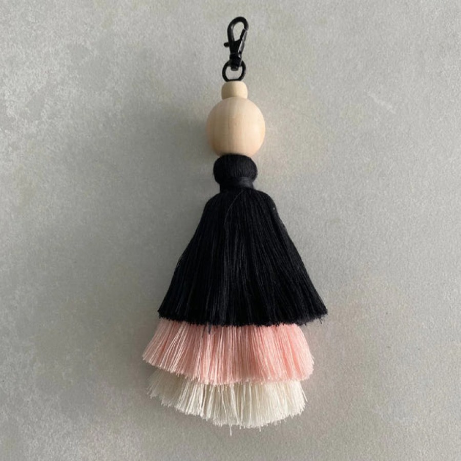 Bags & Accessories Love Friday Love Friday 3-Tier Bag Tassel Black