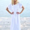 Dresses & Tunics | Fashion Henriette Steffensen Henriette Steffensen French Terry Logo Long Dress White