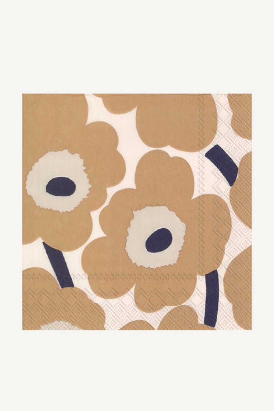 Paper Napkins | Home Decor Boston International Marimekko Unikko Cocktail Napkins Cream/Linen