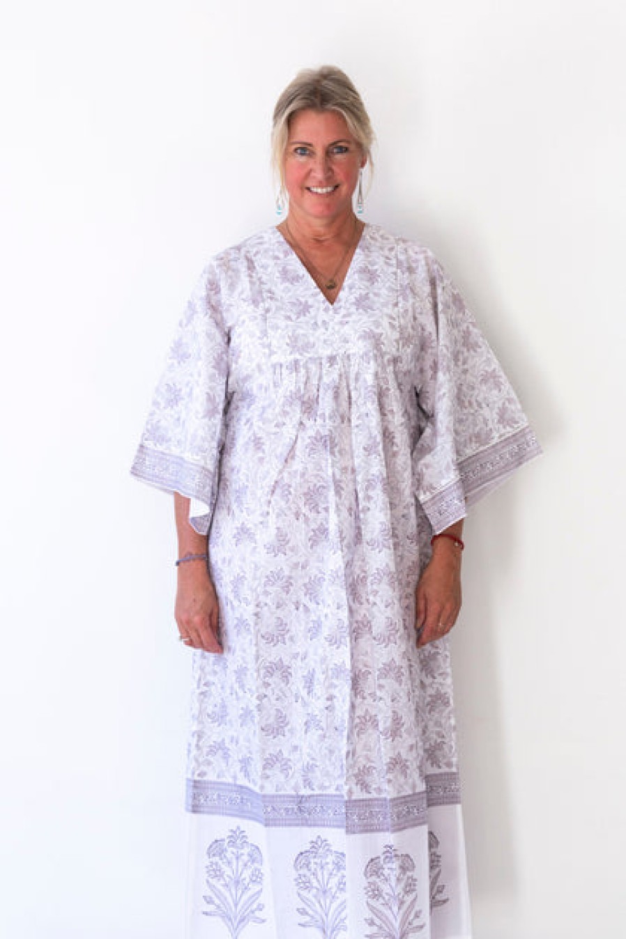 Loungewear & Sleepwear | Fashion Nest Factory Nest Factory Lounging Maxi Dress Lavender Flower