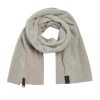 Scarves & Cold-Weather Accessories | Fashion Henriette Steffensen Henriette Steffensen Fleece/Jersey Mix Scarf Sand/Sand