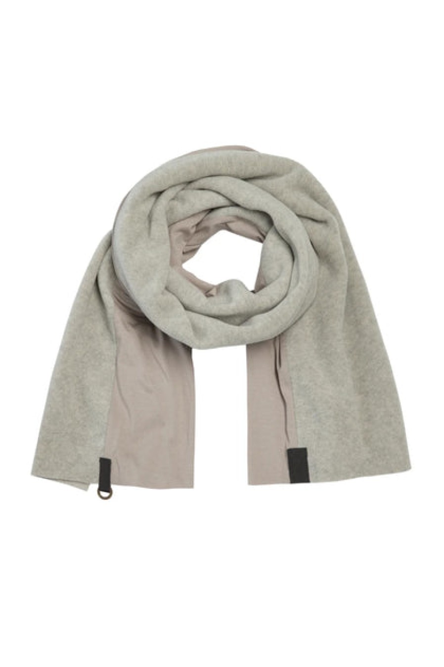 Scarves & Cold-Weather Accessories | Fashion Henriette Steffensen Henriette Steffensen Fleece/Jersey Mix Scarf Sand/Sand