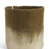 Storage Baskets | Home Decor Aveva Aveva Felt Flower Pot/Basket 18 Large Olive