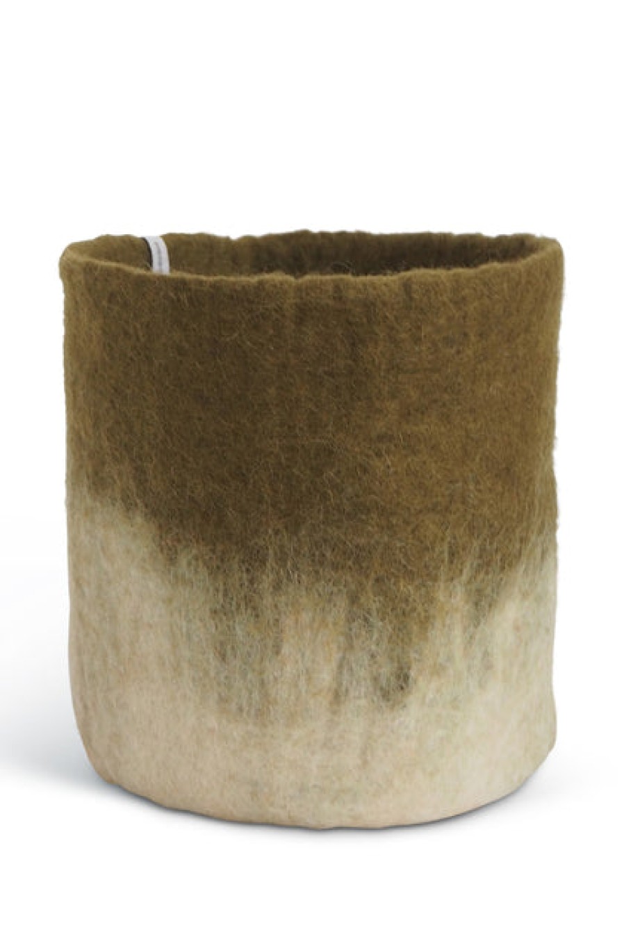 Storage Baskets | Home Decor Aveva Aveva Felt Flower Pot/Basket 18 Large Olive