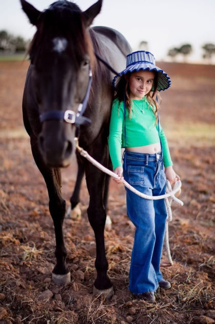 Kids' Accessories: Hats, Scarves & Baby Blankets | Fashion Lorna Murray Lorna Murray Child Island Capri Hat Valletta