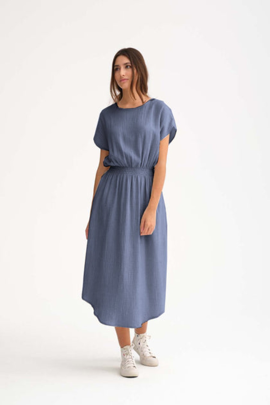 Dresses & Tunics | Fashion Cecilia Sörensen Cecilia Sorensen Magnolia Dress Stormy Grey