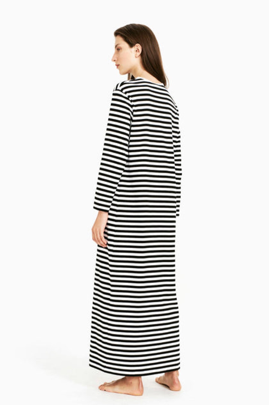 Loungewear & Sleepwear | Fashion Marimekko Marimekko Katju Nightgown Classic Black/White