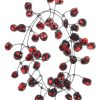 Jewelry Annemieke Broenink Annemieke Broenink Metallic Dot Necklace Burgundy