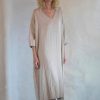 Dresses & Tunics | Fashion loom.ist Muslin Long Dress Taupe-Grey