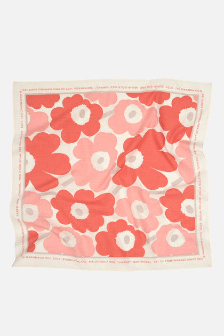 Scarves & Cold-Weather Accessories | Fashion Marimekko Marimekko Astrilli Mini Unikko Cotton Bandana