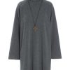 Dresses & Tunics | Fashion Henriette Steffensen Henriette Steffensen Fleece Turtle Neck Dress Grey