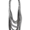 Jewelry Uli Amsterdam Uli Amsterdam Pearl Re Necklace Silver/Chocolate/Smokey Silver