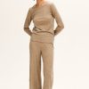 Loungewear & Sleepwear | Fashion Andrea & Joen Andrea & Joen Mia Wool Lounge Pants Birch