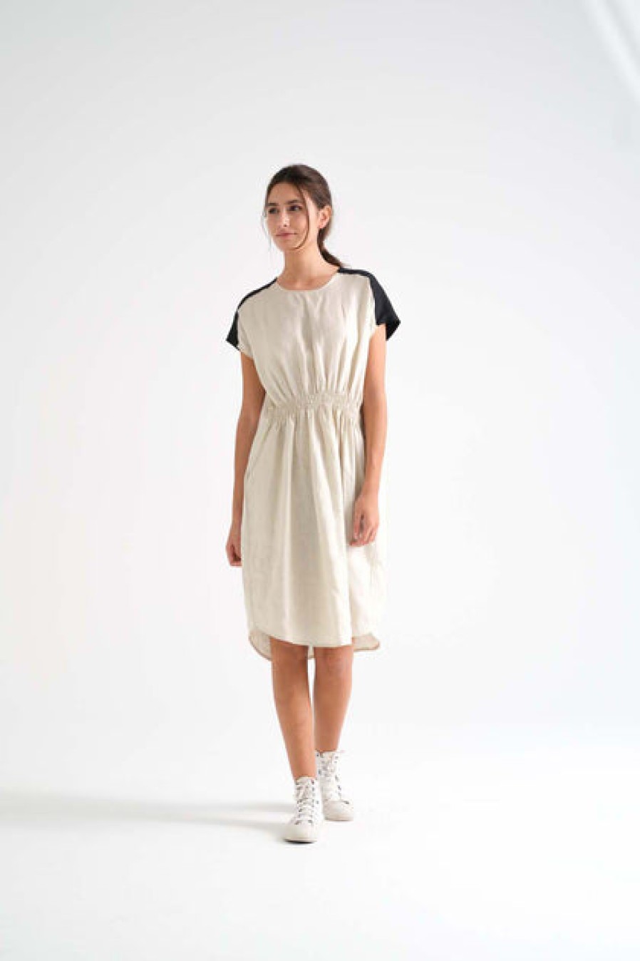 Dresses & Tunics | Fashion Cecilia Sörensen Cecilia Sorensen Alcea Dress Black/Sand