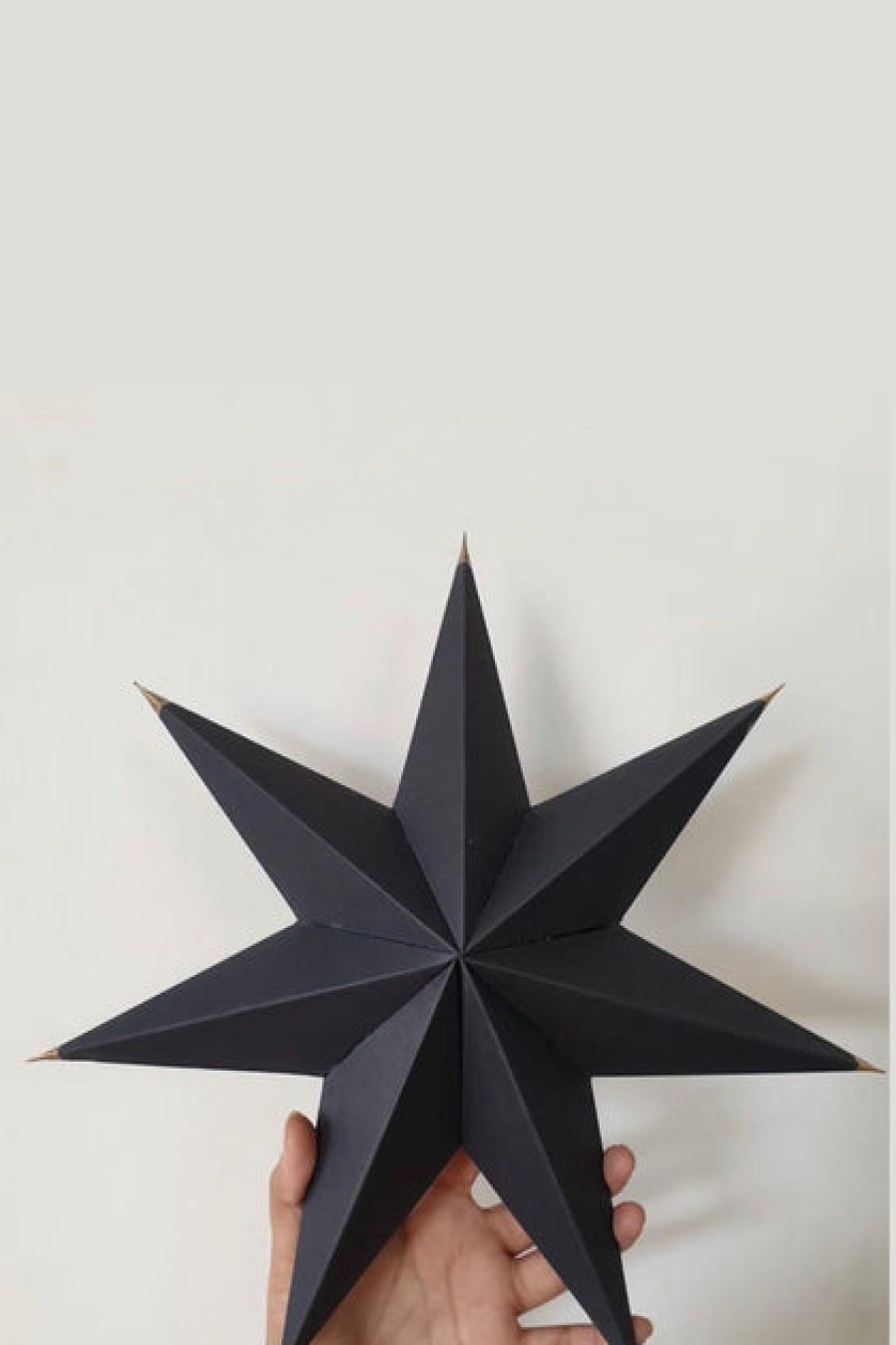 Home Accent Pieces | Home Decor Nest Factory Nest Factory Small Black Paper Star