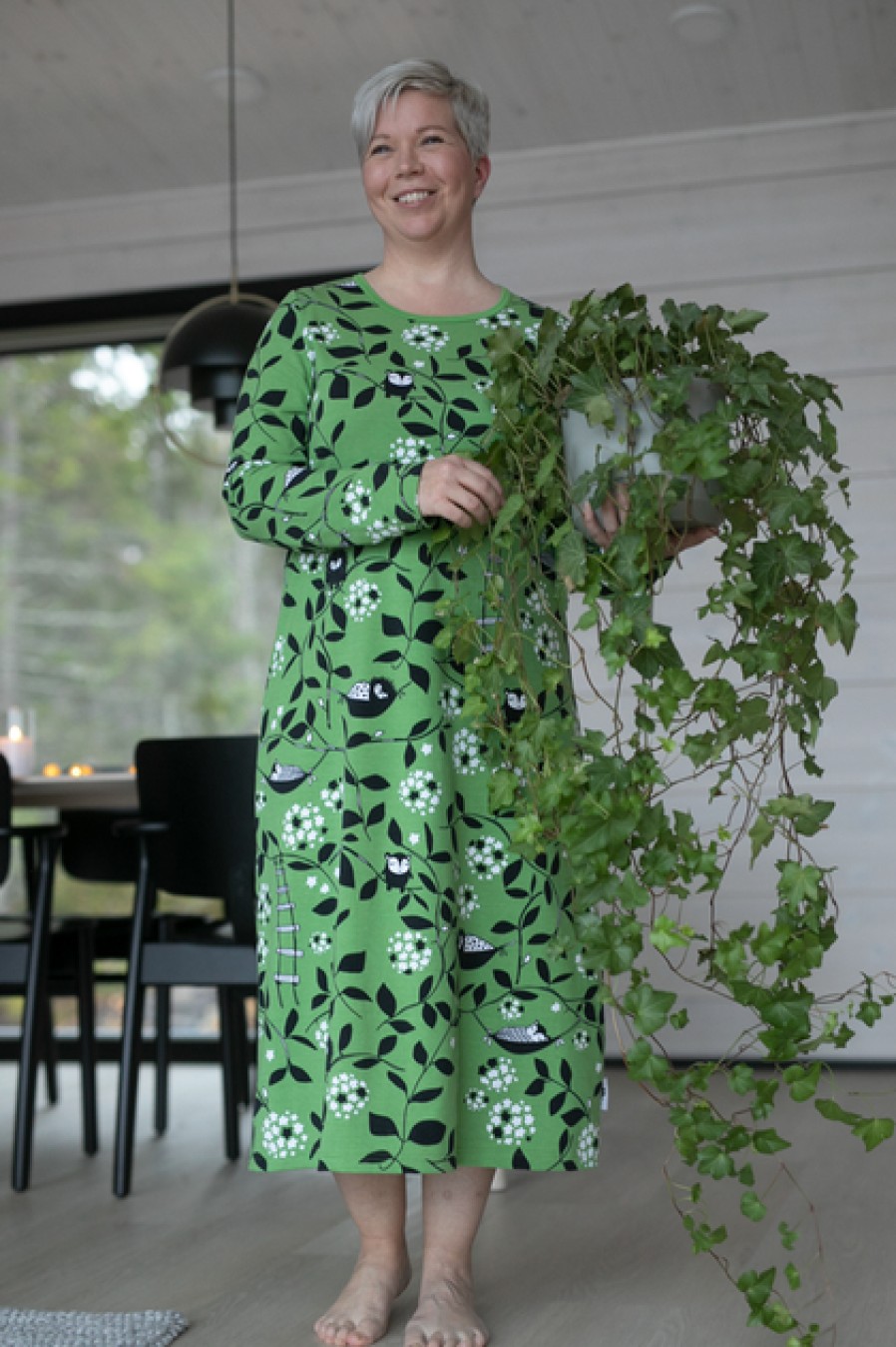 Loungewear & Sleepwear | Fashion PaaPii Paapii Siesta Inari Organic Cotton Jersey Nightgown