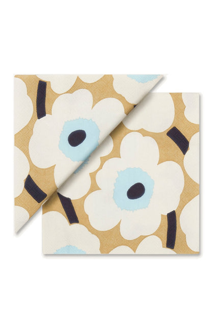 Paper Napkins | Home Decor Boston International Marimekko Unikko Cocktail Napkins Cream/Gold