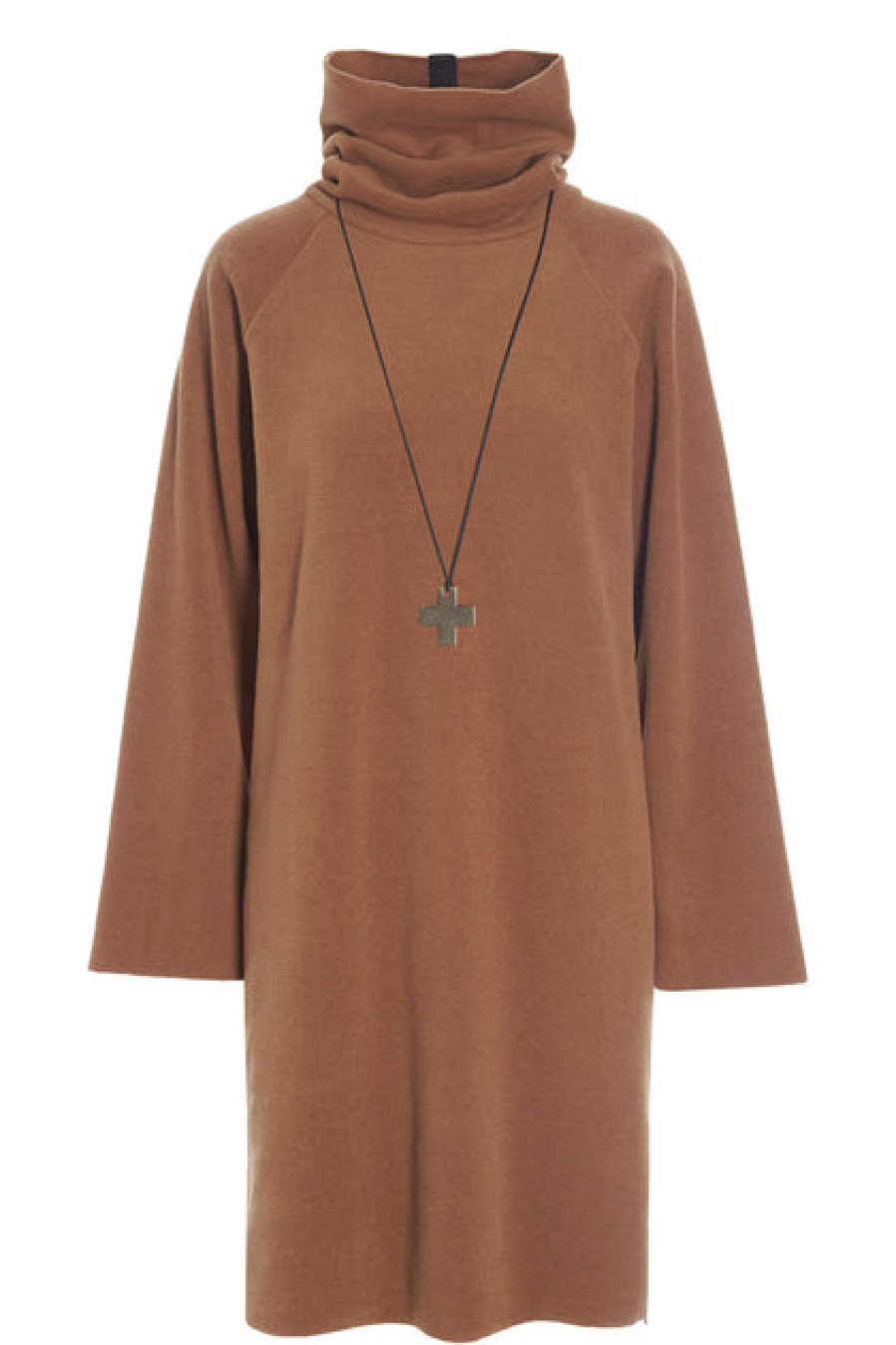 Dresses & Tunics | Fashion Henriette Steffensen Henriette Steffensen Fleece Turtle Neck Dress Rust