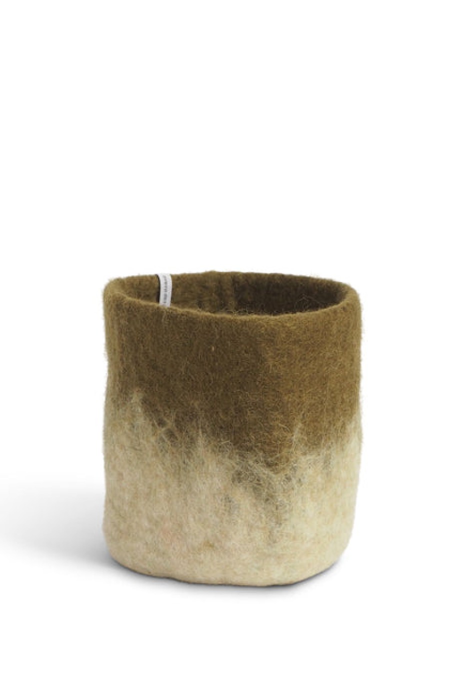 Home Accent Pieces | Home Decor Aveva Aveva Felt Flower Pot/Basket 18 Small Olive