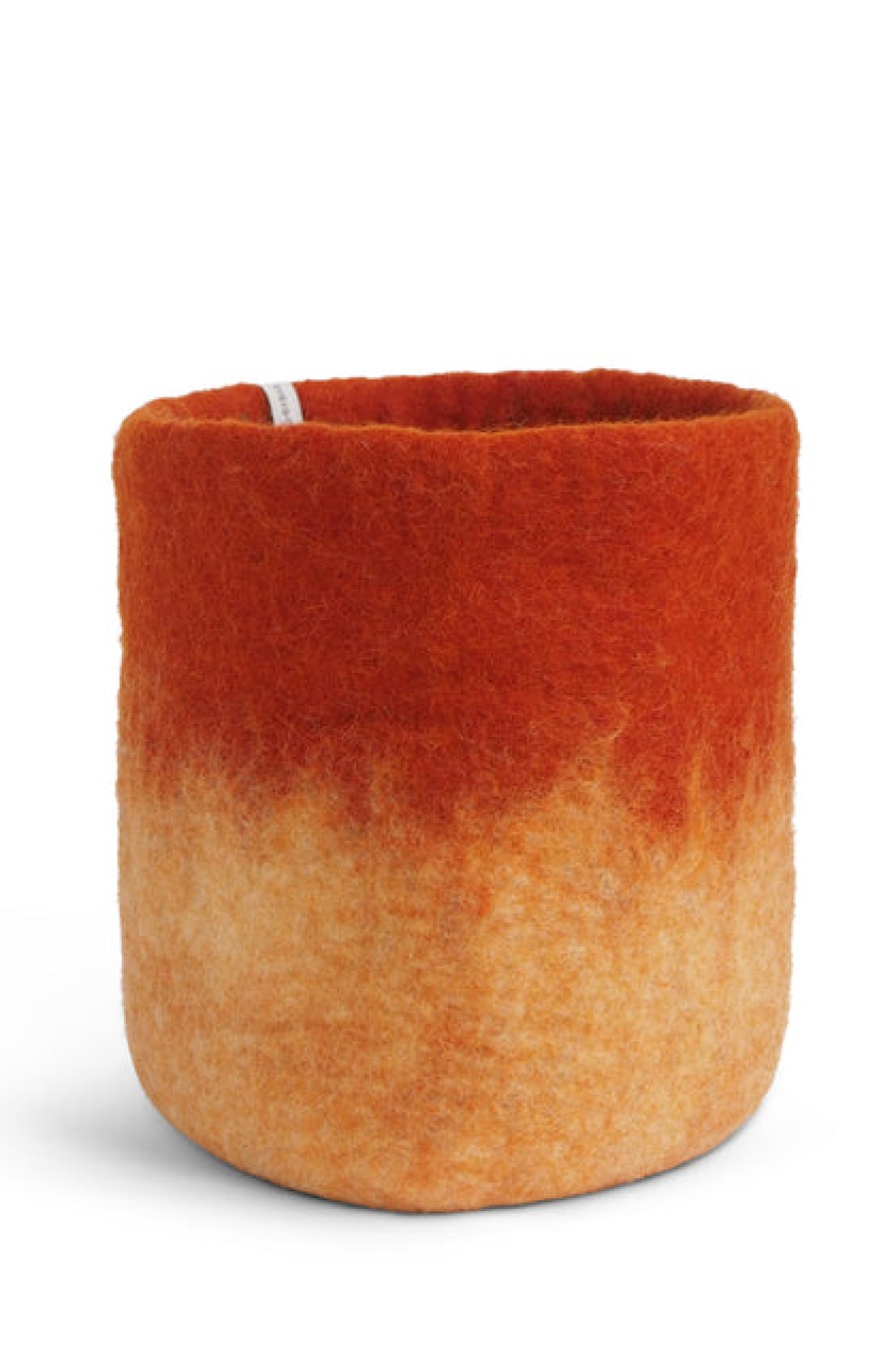 Storage Baskets | Home Decor Aveva Aveva Felt Flower Pot/Basket 18 Large Rust