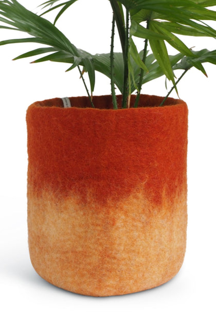 Storage Baskets | Home Decor Aveva Aveva Felt Flower Pot/Basket 18 Large Rust