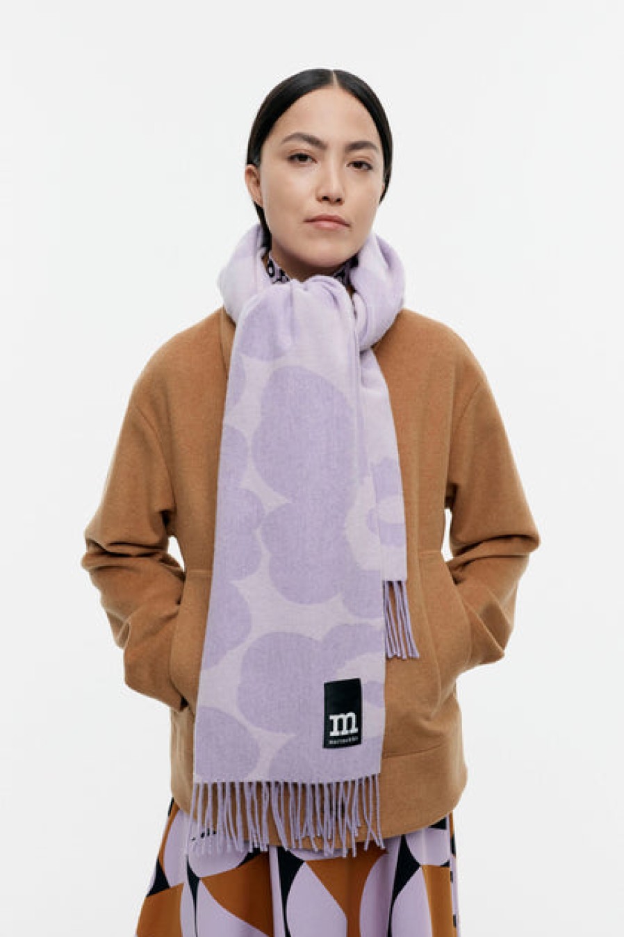 Scarves & Cold-Weather Accessories | Fashion Marimekko Marimekko Ovlin Unikko Wool Scarf