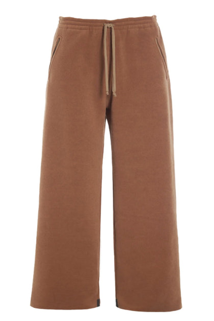 Pants & Skirts | Fashion Henriette Steffensen Henriette Steffensen Fleece Flare Cropped Trousers Rust