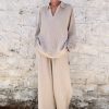 Pants & Skirts | Fashion loom.ist Muslin Pants Taupe Grey