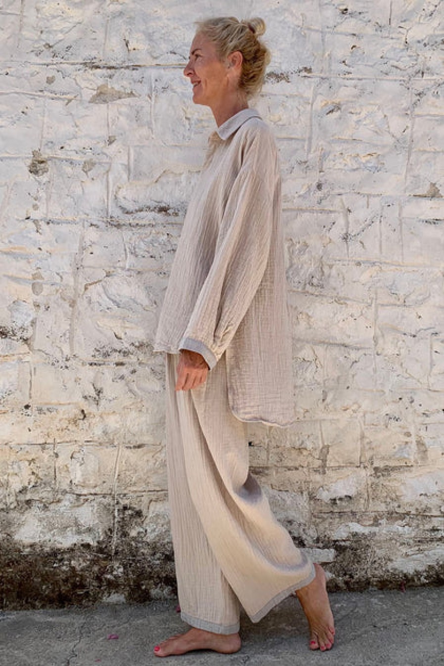 Pants & Skirts | Fashion loom.ist Muslin Pants Taupe Grey