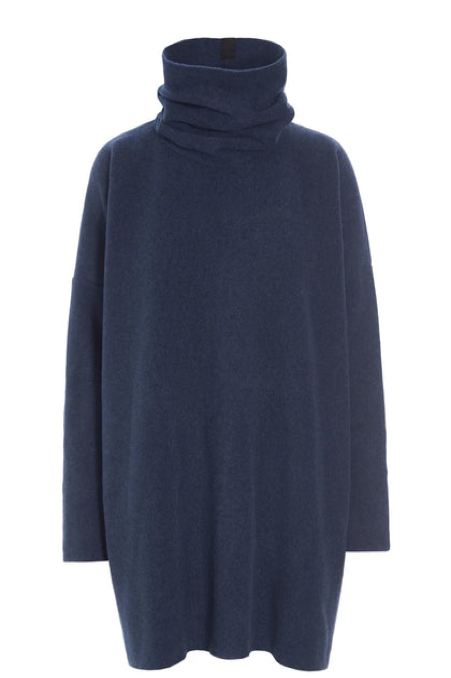 Tops, T-Shirts & Sweaters | Fashion Henriette Steffensen Henriette Steffensen High Neck Fleece Tunic Denim